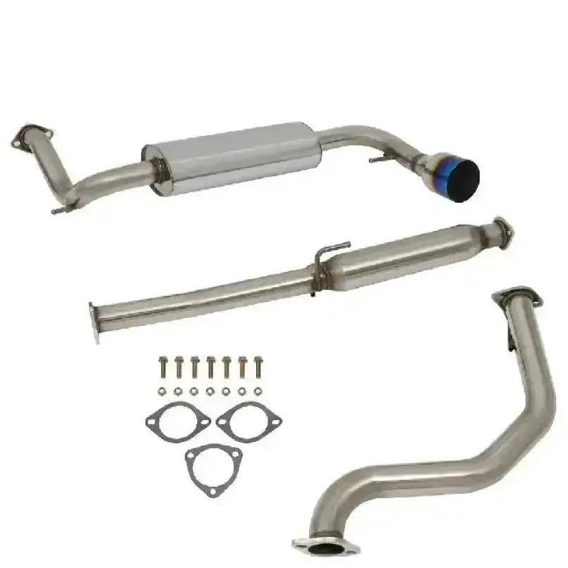 For 1990-1991 Honda CRX 1.5L 4.5 Burnt Muffler Tip Racing Catback Exhaust System、mySite、nflplayoffbracketp