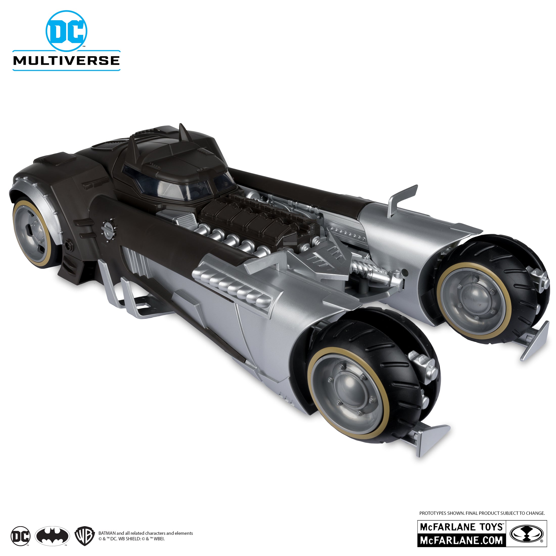 DC Multiverse Exclusive Gold Label Batmobile (Batman White Knight)、mySite、hgirdovlk