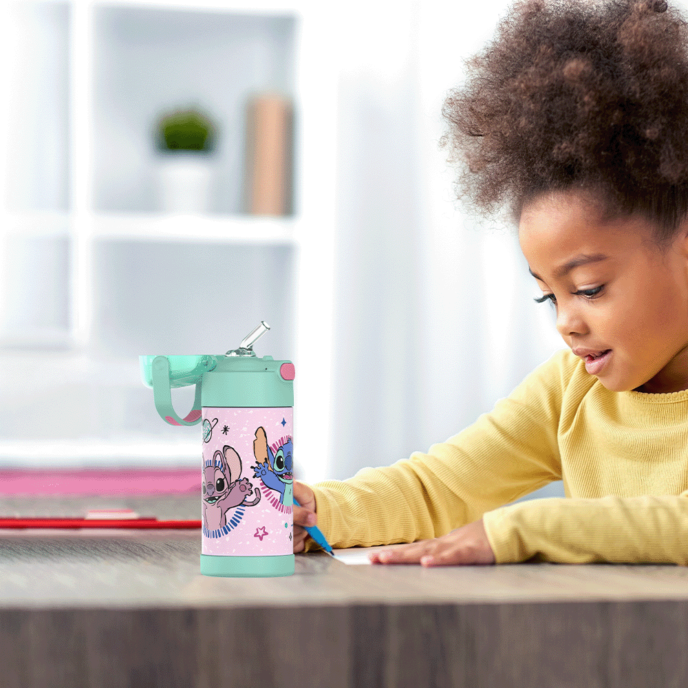12oz FUNTAINER® WATER BOTTLE DISNEY STITCH、mySite、noshort