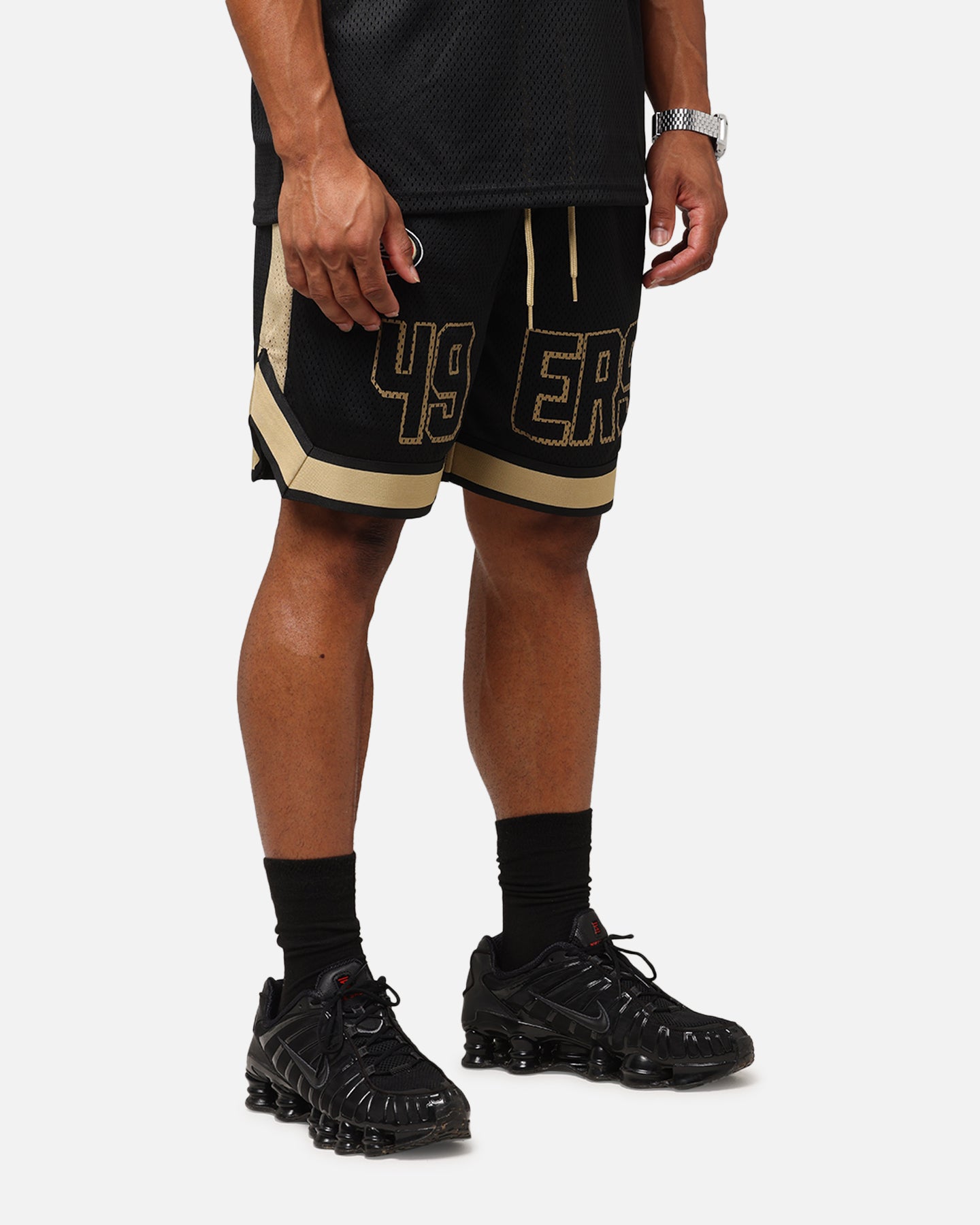 New Era San Francisco 49ers NFL Graphic Shorts Black、mySite、zt4zffjzw