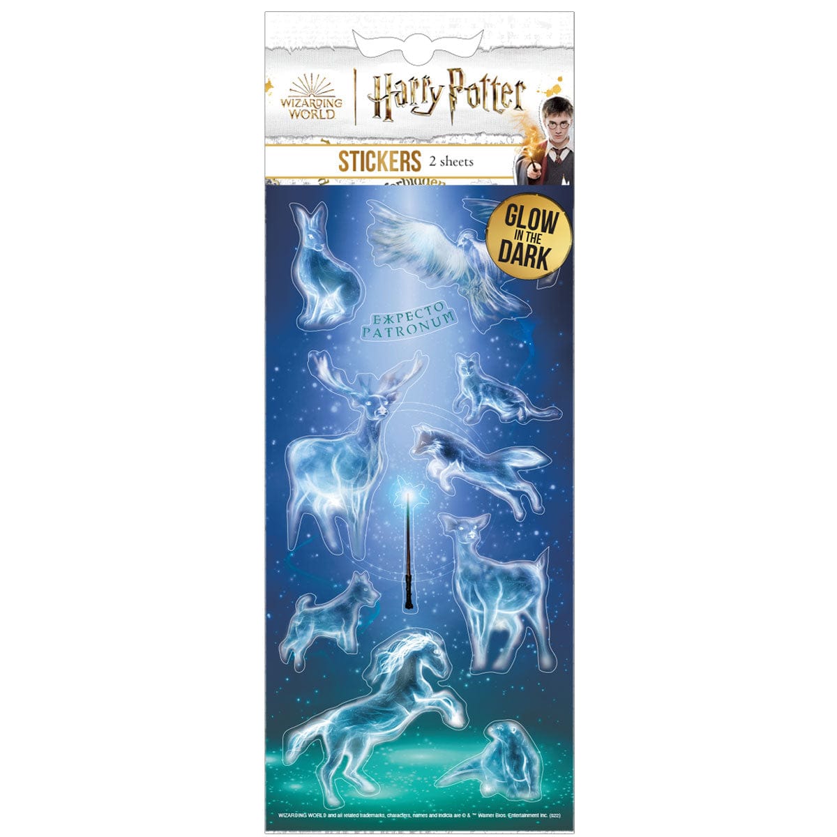  Harry Potter Stickers - Glow in the Dark Patronus、mySite、ghnorth