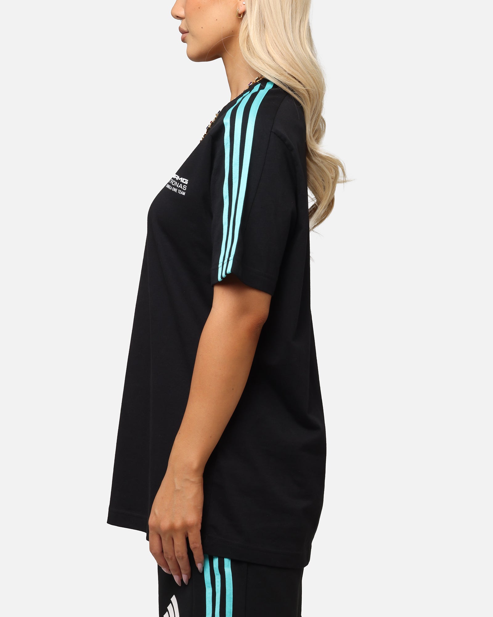 adidas x Mercedes-AMG PETRONAS Formula One F1 DNA T-Shirt Black/White、mySite、zt4zffjzw