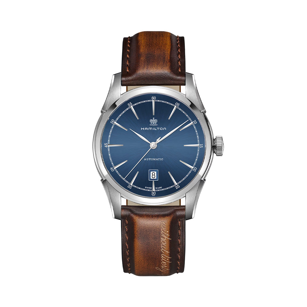 American Classic Spirit of Liberty Auto 42mm - Blue on Leather Strap、mySite、botmansion