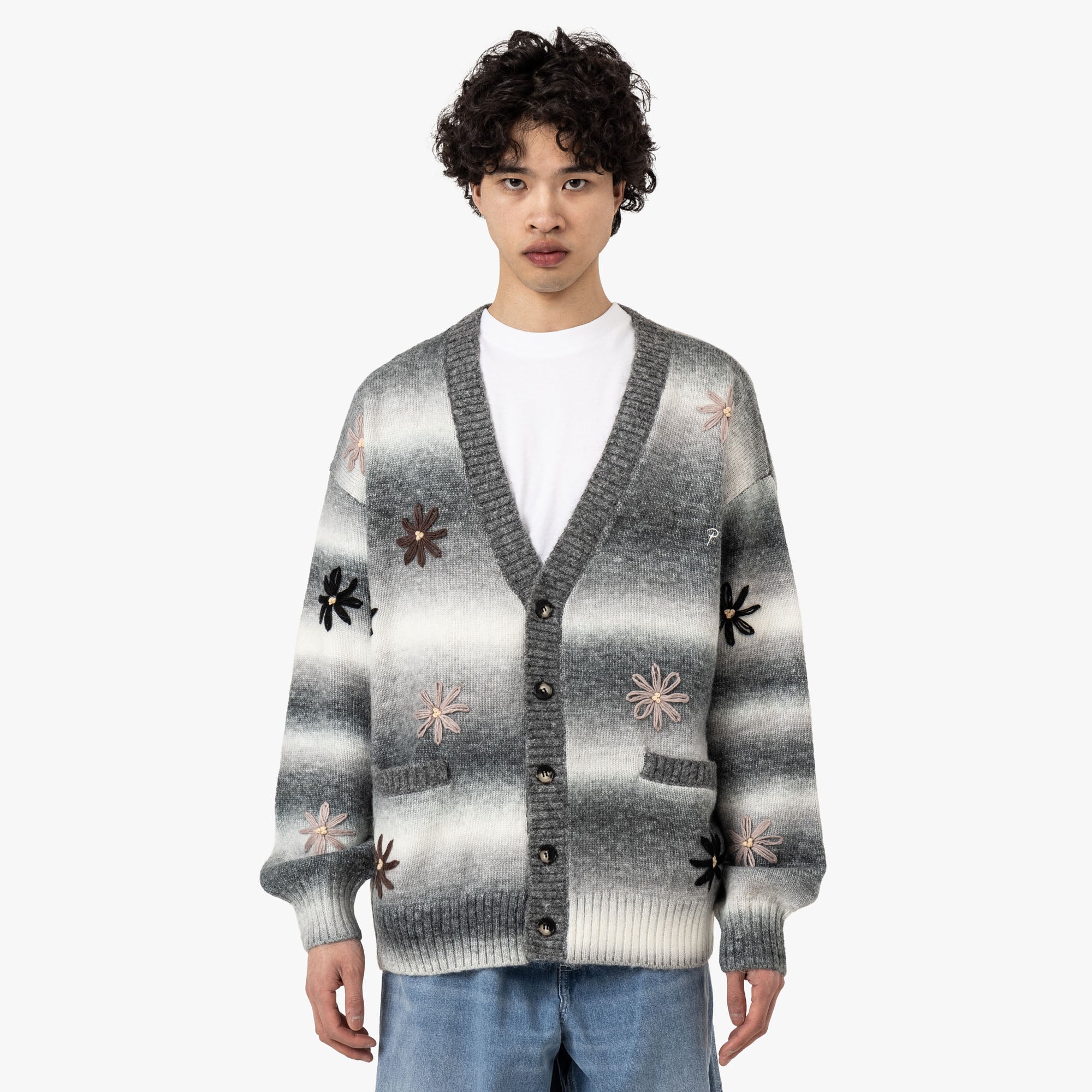  Patta Peace & Love Knitted Cardigan Forged Iron、mySite、merchandisen