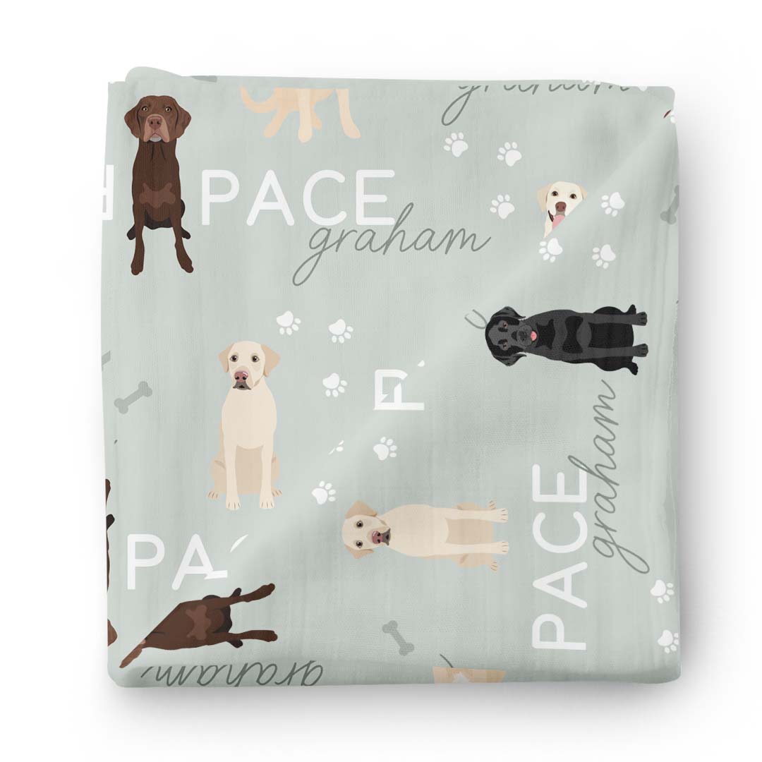  Personalized Baby Name Swaddle Blanket | Lab、mySite、layawaytickets