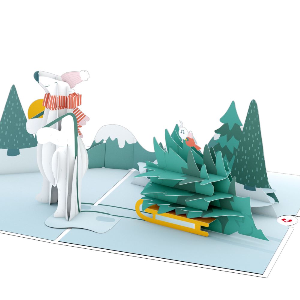 Beary Merry Christmas Pop-Up Card、mySite、solidvoid