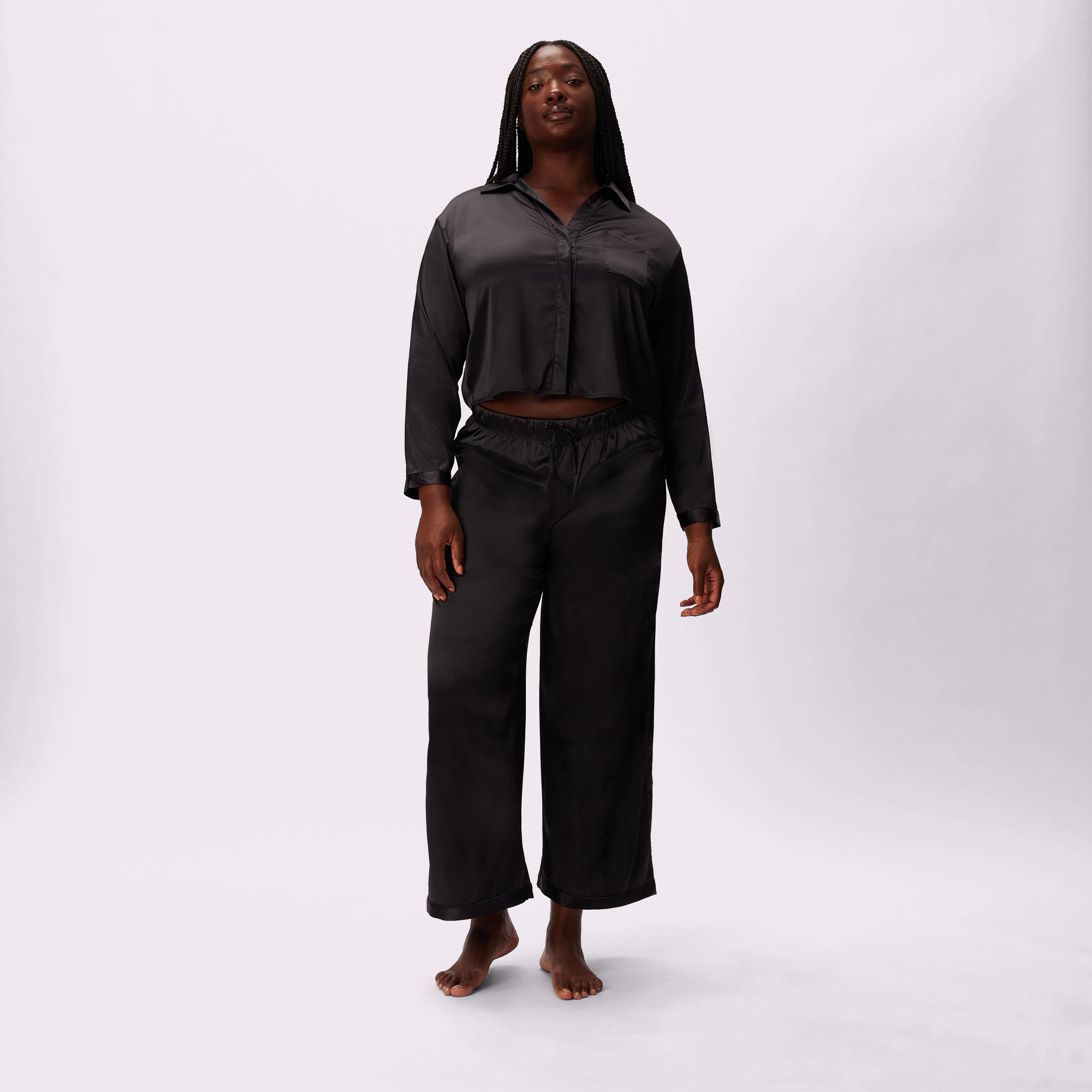 Luxe Dreams Wide Leg Pants | Plush Satin | Archive (Eightball)、mySite、bengalsvssteelers