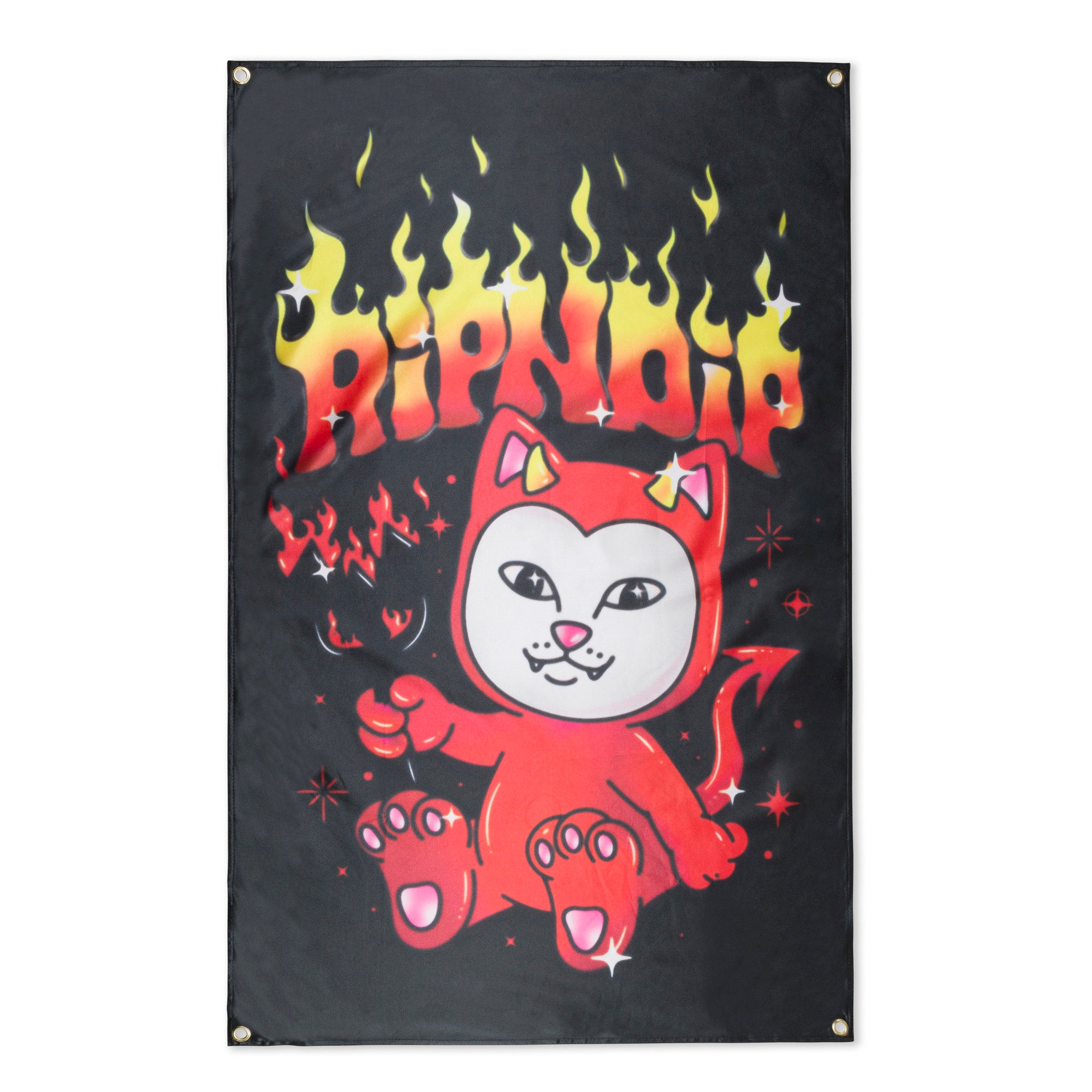 Scary Cute Wall Banner (Black)、mySite、merchandisen