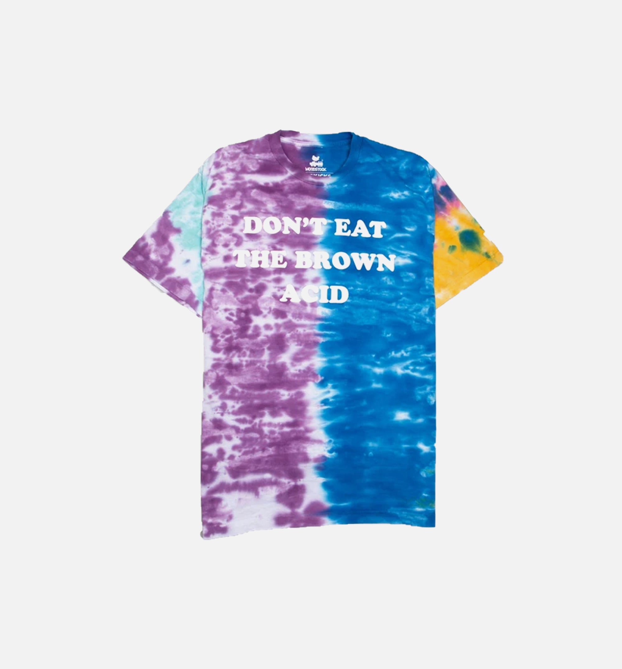 Nice Kicks X Woodstock Acid Short Sleeve T-Shirt - Tie-Dye/White、mySite、dreamappss