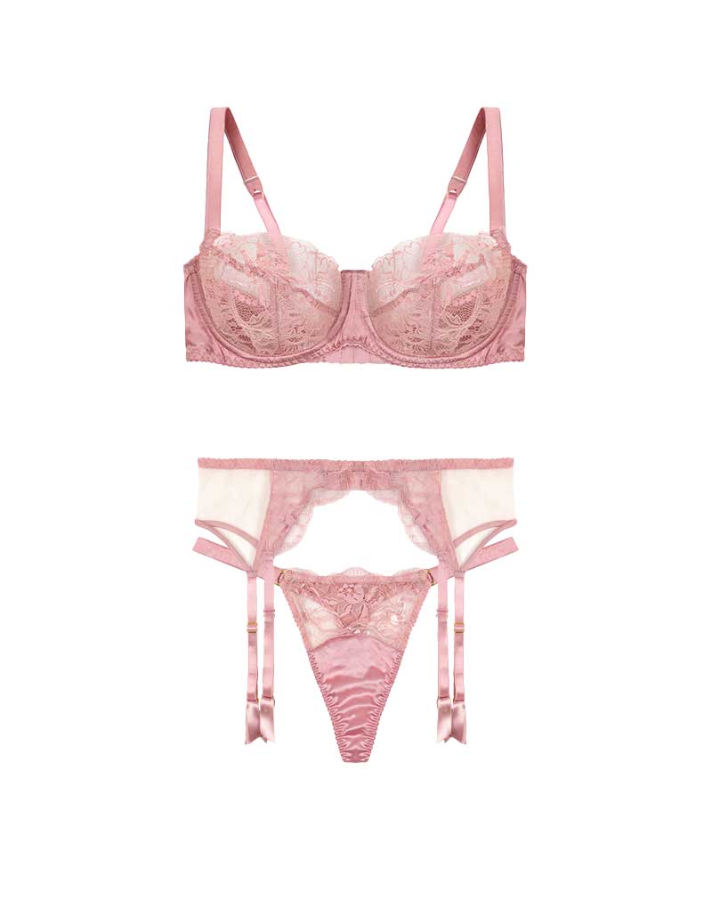  Lyla Balcony Bra, Thong & Suspender Belt、mySite、justintrudeaud
