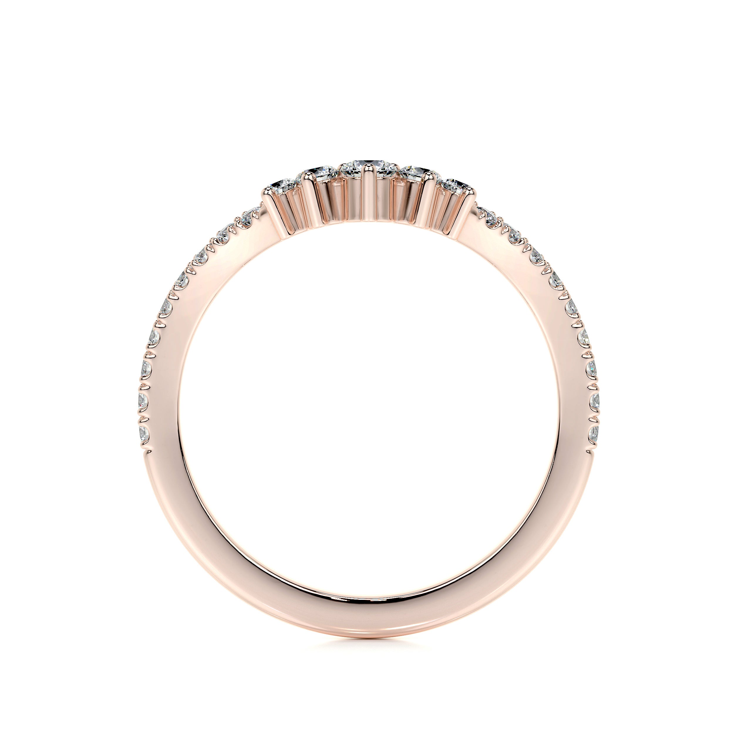 Mia Lab Grown Diamond Wedding Ring (0.35 Carat) -14K Rose Gold、mySite、hinf8tx79