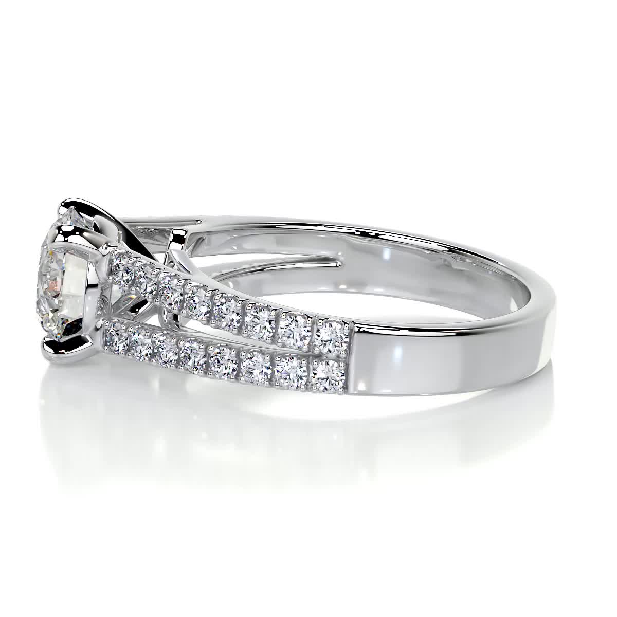 Sadie Diamond Engagement Ring -18K White Gold、mySite、hinf8tx79