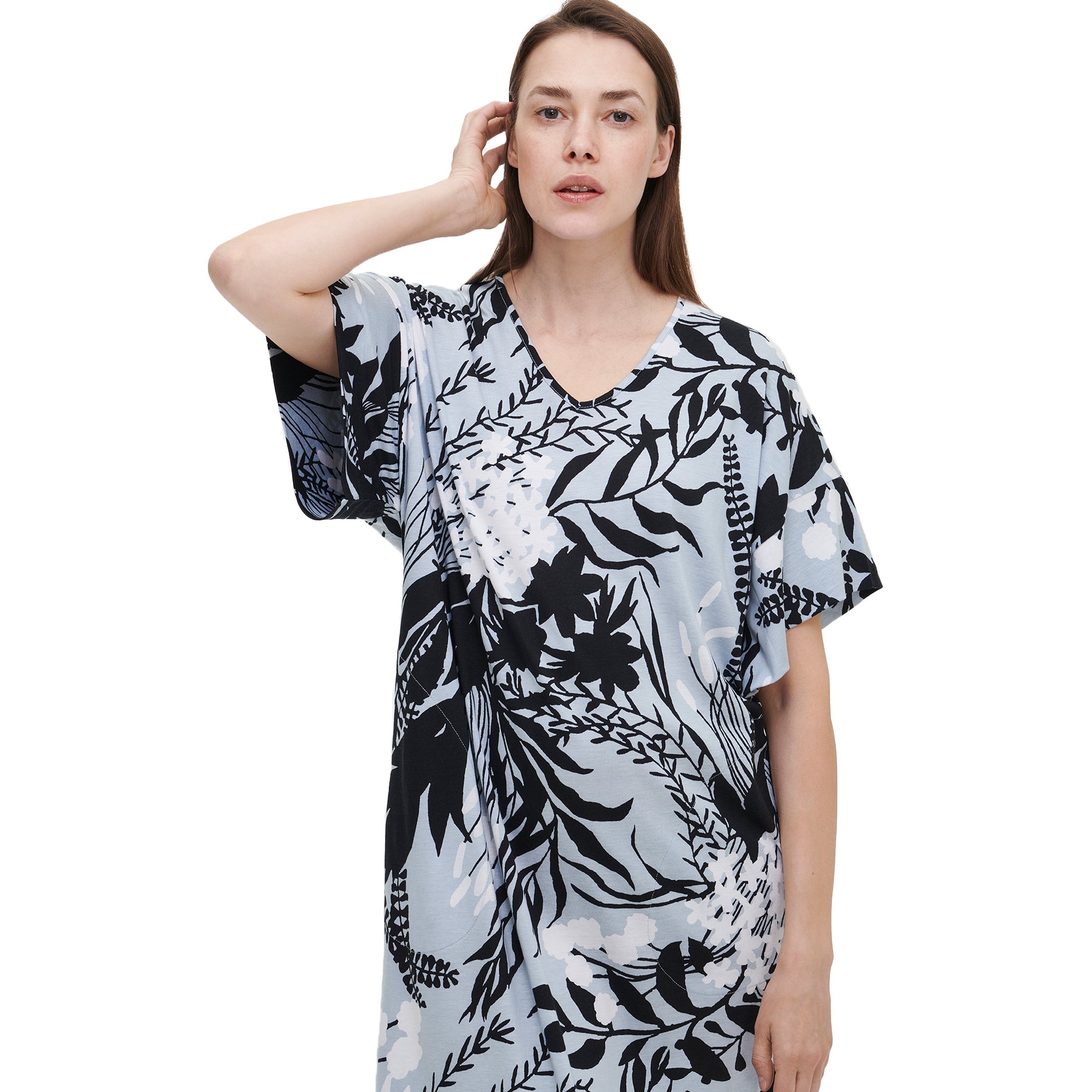  Nanso Puutarha SS VNeck Caftan、mySite、justintrudeaud