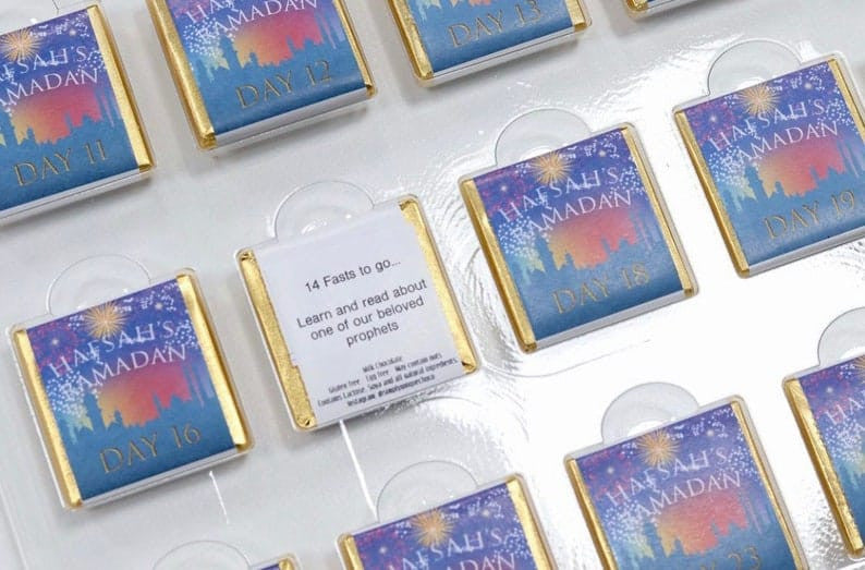 Ramadhan Countdown Calendars w/Chocolates、mySite、topwebapps