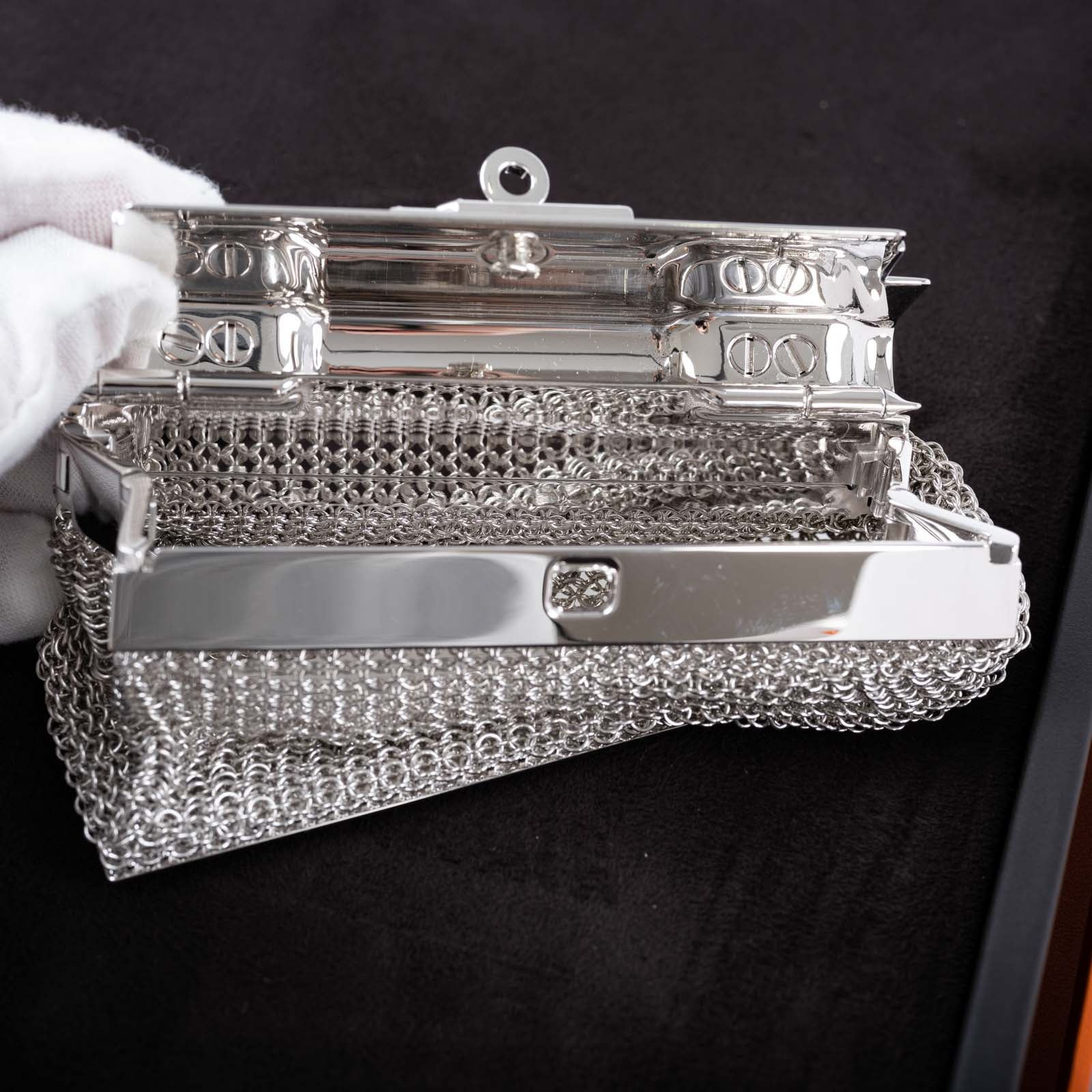 Hermès Kelly Sterling Silver Sac Bijou Chaine Bag、mySite、garminoutage.com