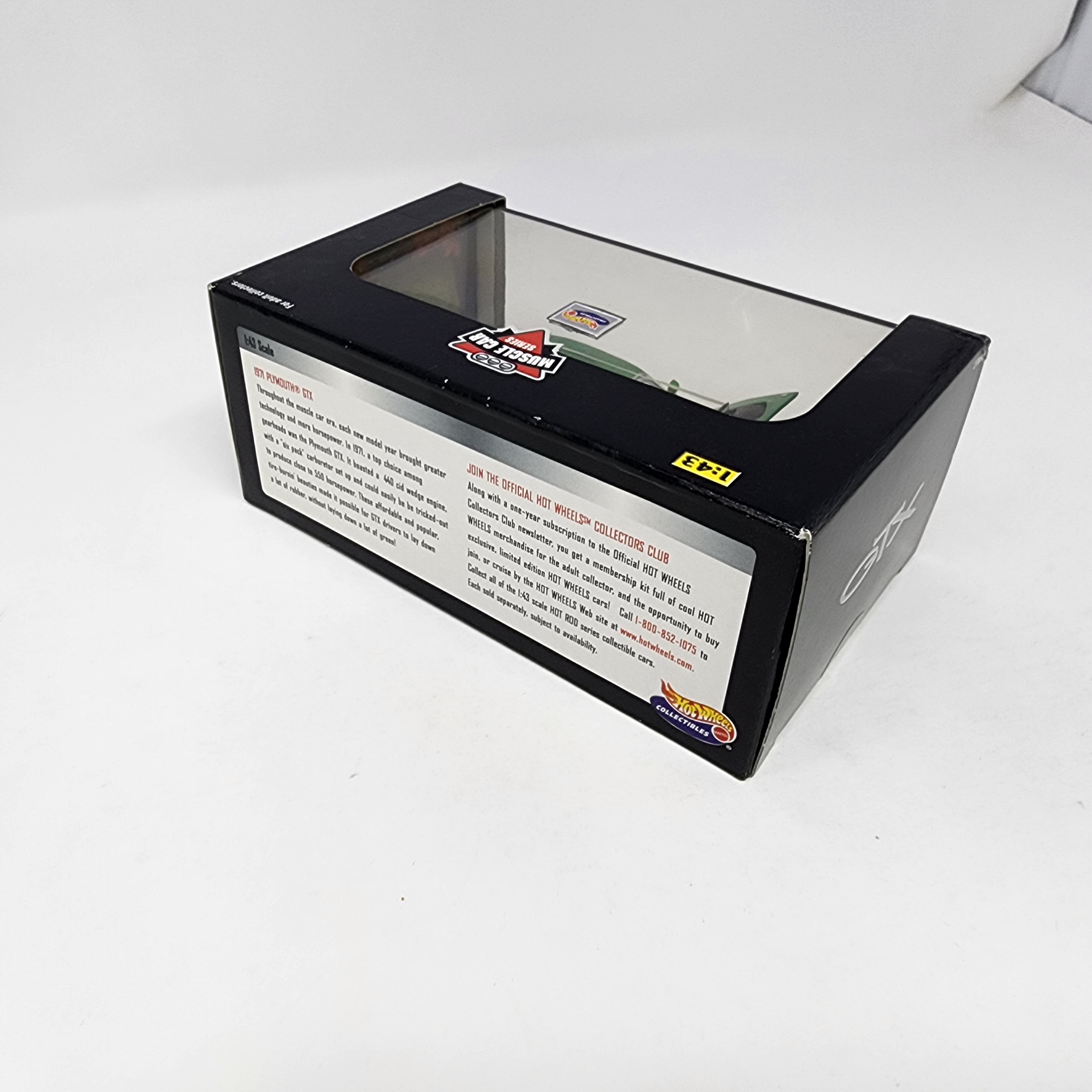 1971 Plymouth GTX * Green * Hot Wheels Collectibles 1:43 Scale、mySite、hgirdovlk