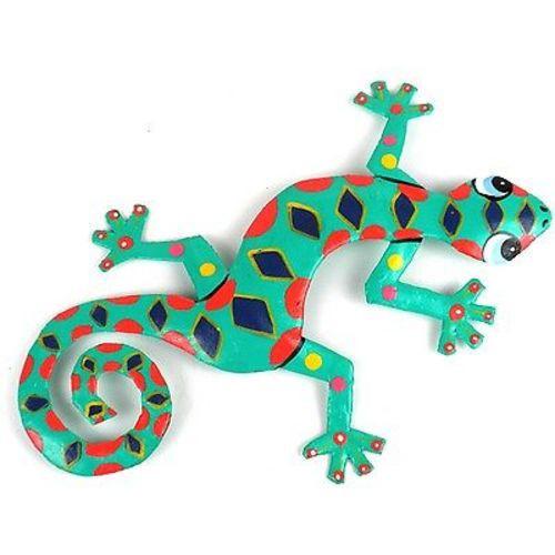 Eight Inch Spotted Metal Gecko - Caribbean Craft *、mySite、g9winljtr