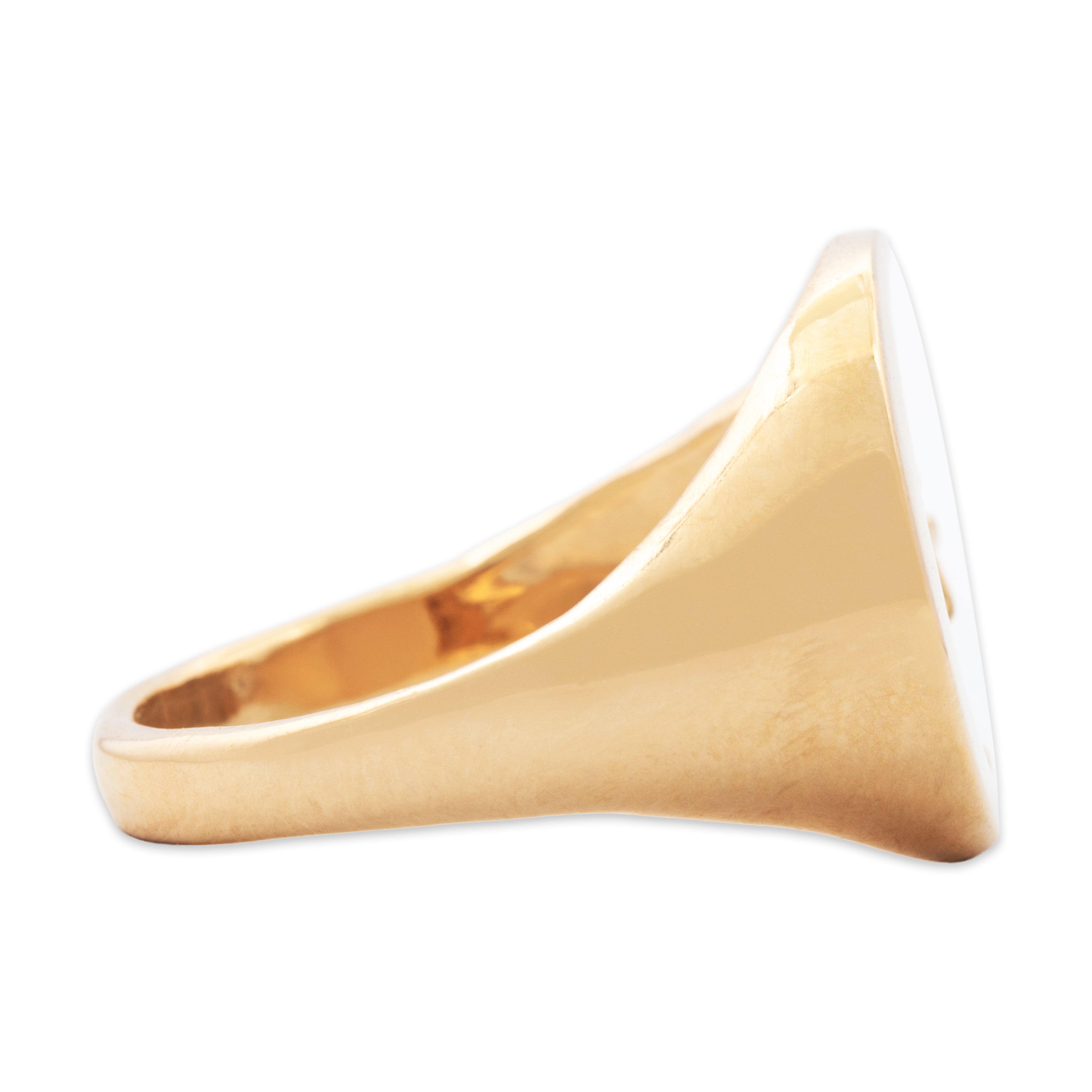 Vintage 14k Yellow Gold Diamond Celestial Moon & Star Ring 8.50、mySite、hinf8tx79