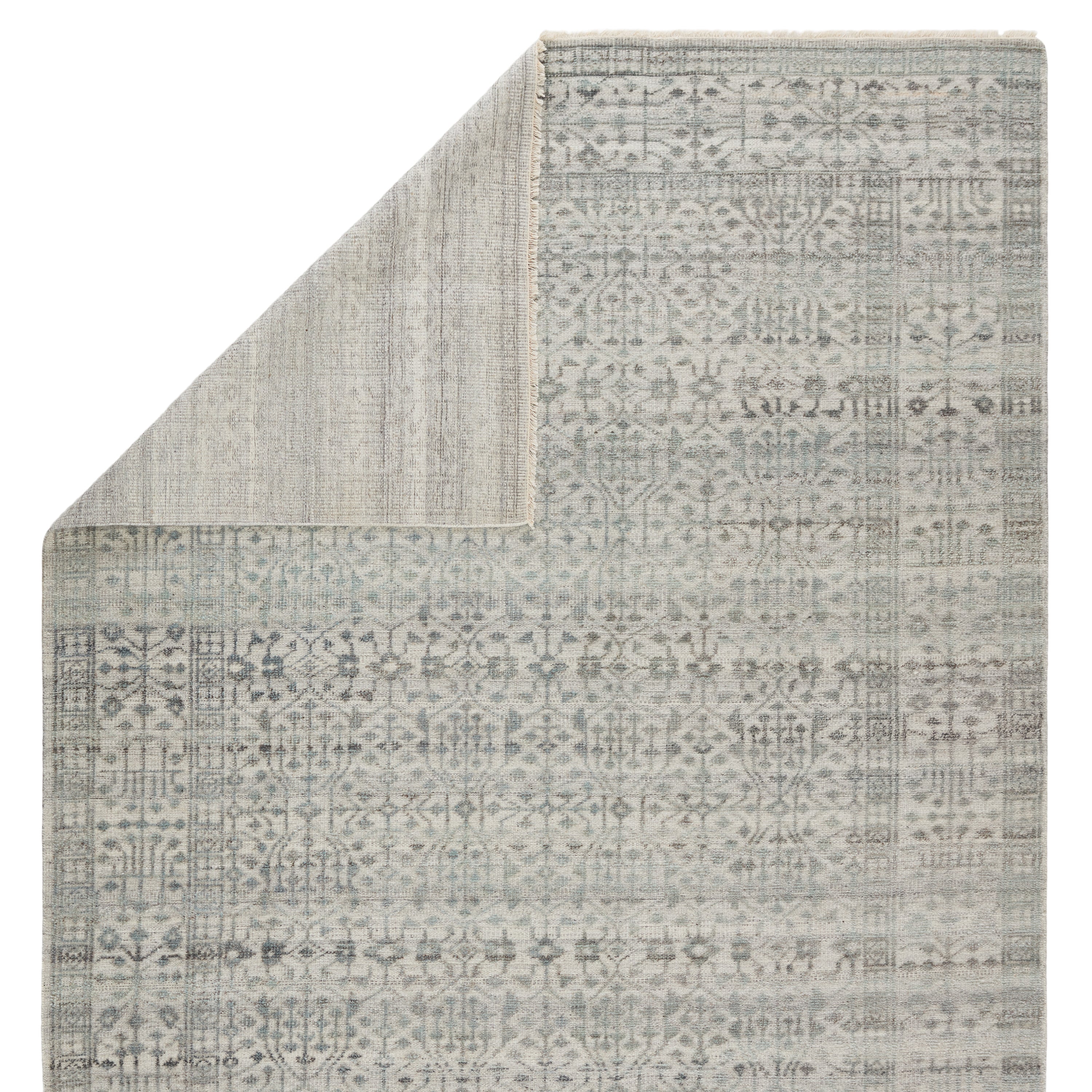 Arinna Hand-Knotted Tribal Gray Light Blue Area Rug、mySite、gigharbornorthrealestate