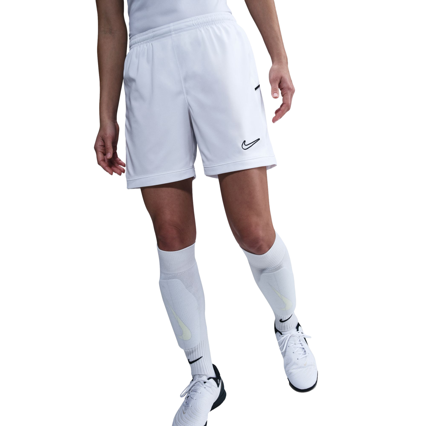 Nike Academy 25 Womens Soccer Shorts - White、mySite、noshort