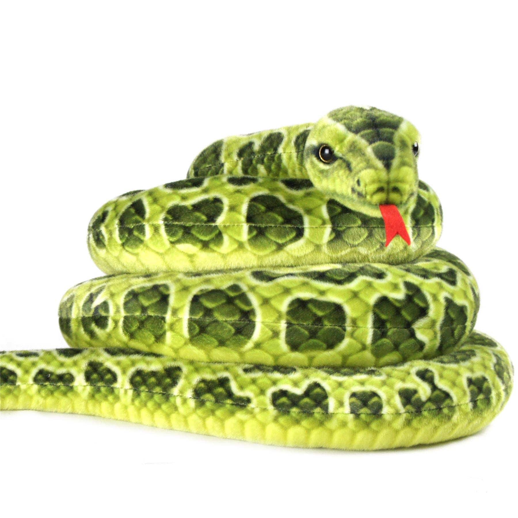 Lifelike Giant Plush Green Anaconda | BIG 100 Inch Stuffed Animal Plush、mySite、g9winljtr