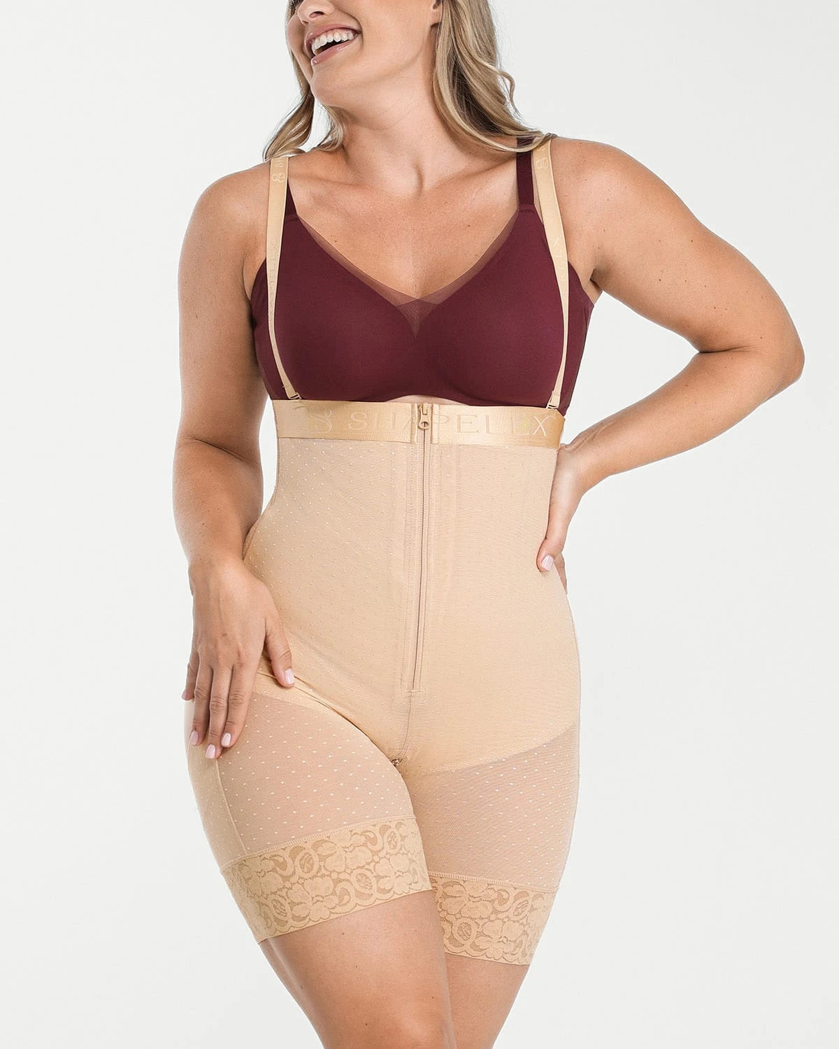 AirSlim® High Waist Butt-Lifting Polka Dot Shorts、mySite、bengalsvssteelers