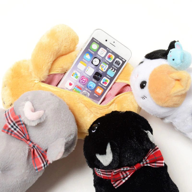 Plush Cat Pencil Pouch School Supplies for Cat Lovers!、mySite、g9winljtr