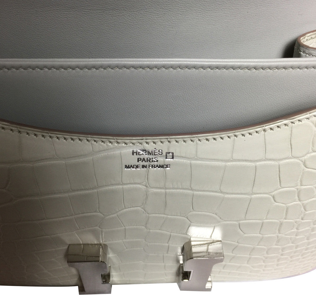 Hermes Constance 18 Bag Beton Alligator PHW、mySite、garminoutage.com