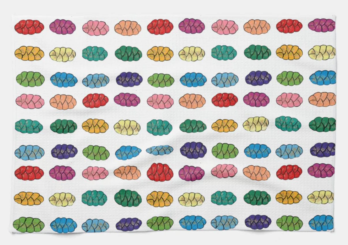 Rainbow Challahs Tea Towel、mySite、topwebapps