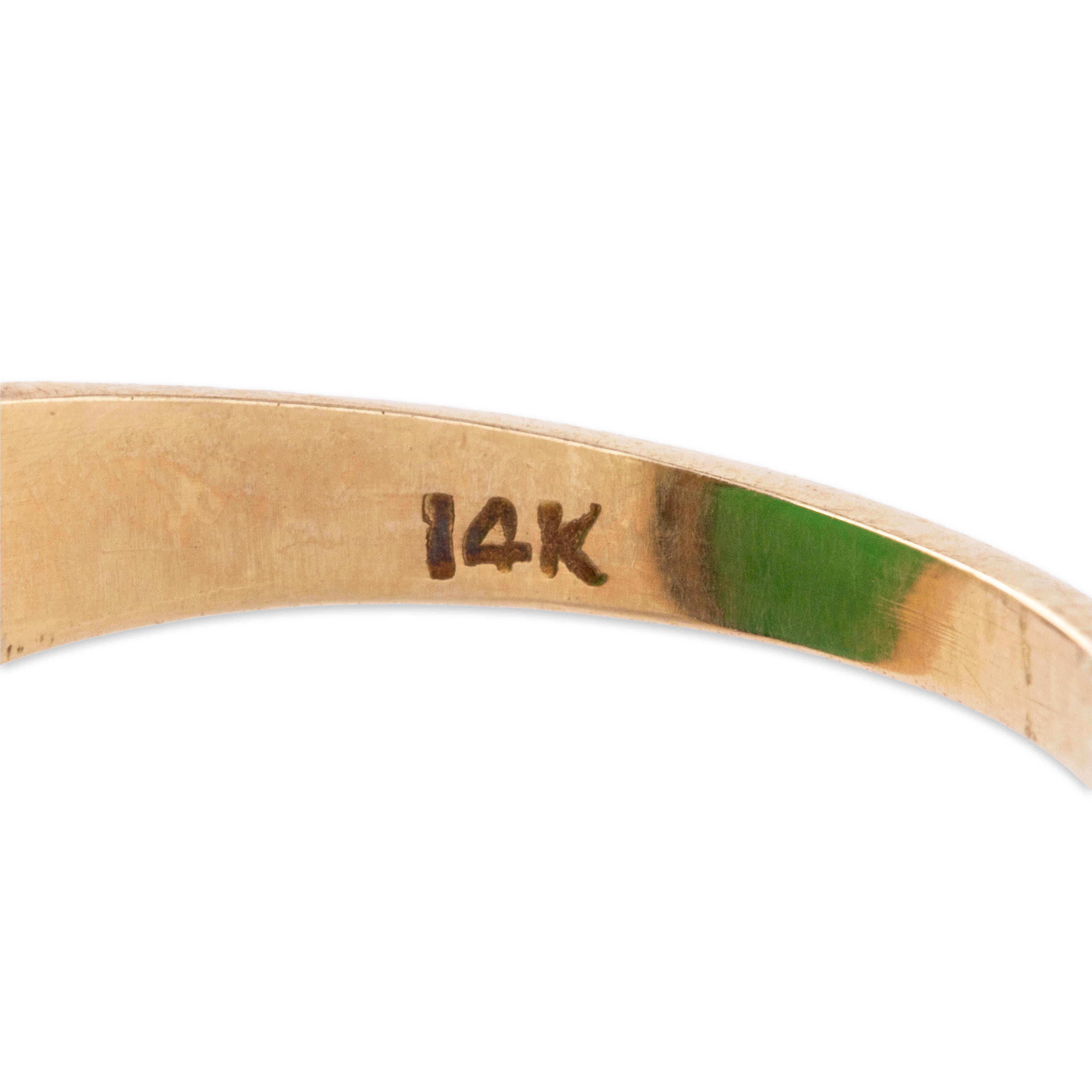 Vintage Large 14k Yellow Gold 11.12ct Jade Statement Green Ring、mySite、hinf8tx79