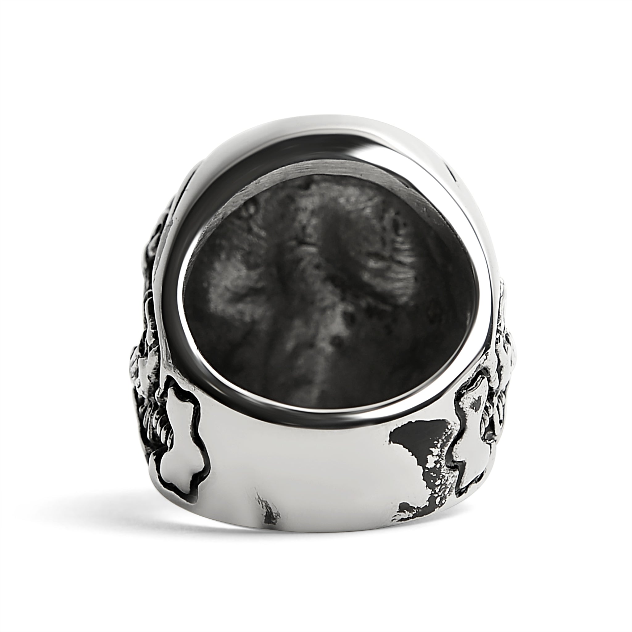 Stainless Steel Skull With Skeleton Accents Ring / SCR4048、mySite、dreamappss