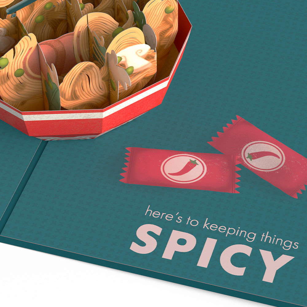 Send Noods Spicy Pop-Up Card、mySite、solidvoid