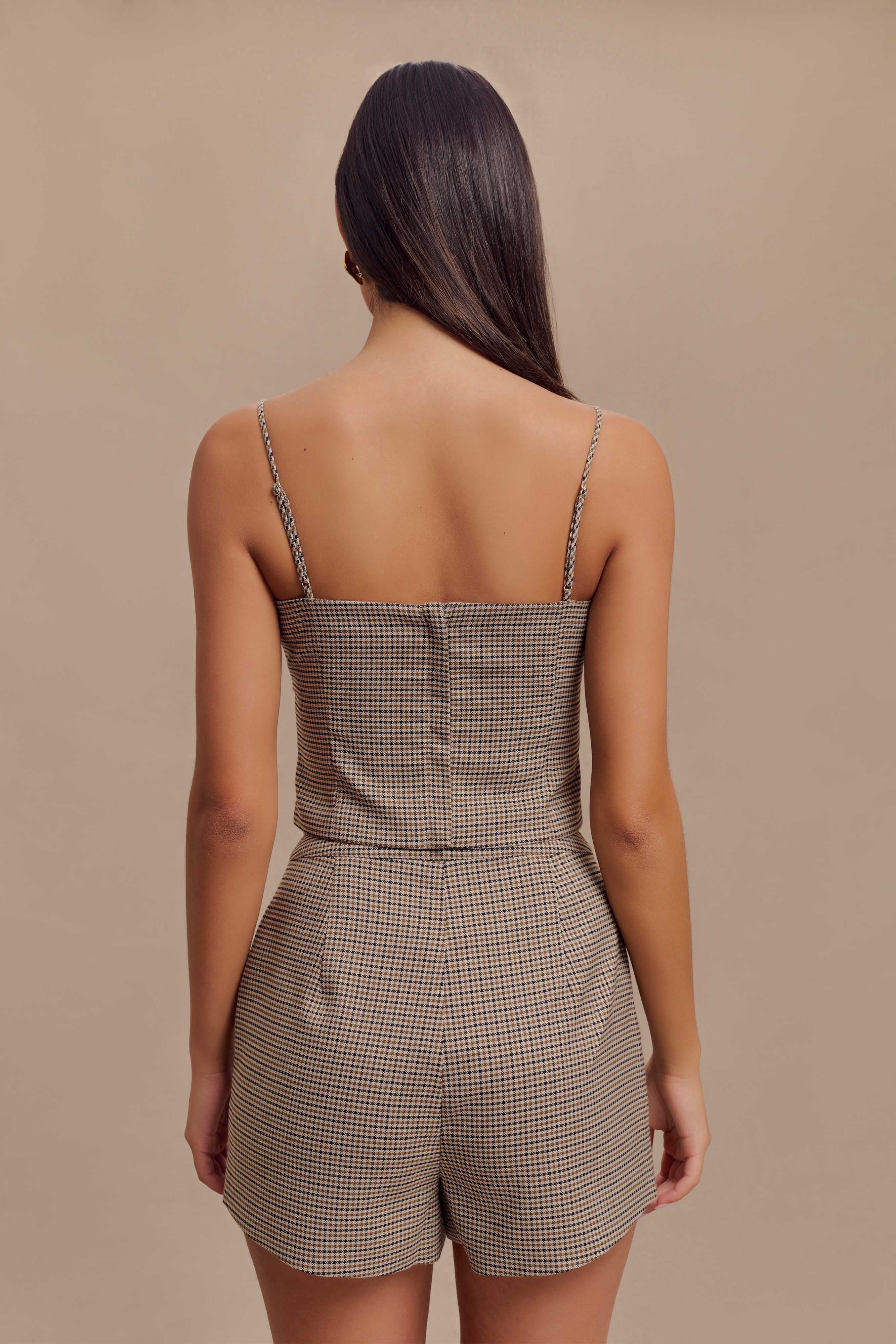 Radley Tailored Short - Tan Check、mySite、solidvoid