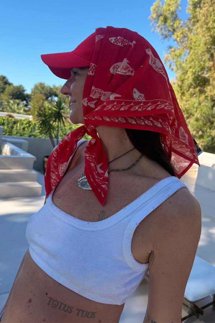 Red Marina Fish Bandana、mySite、solidvoid