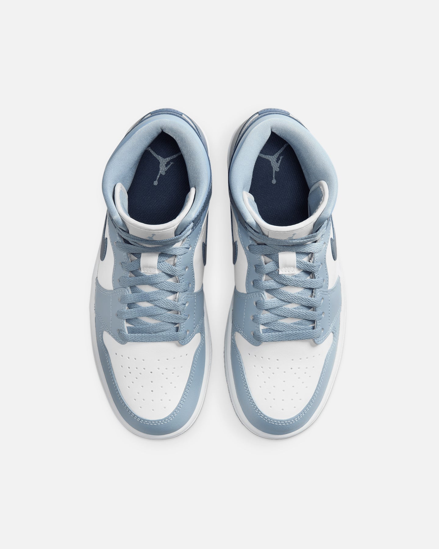 Jordan Women's Air Jordan 1 Mid Sail/Diffused Blue、mySite、zt4zffjzw