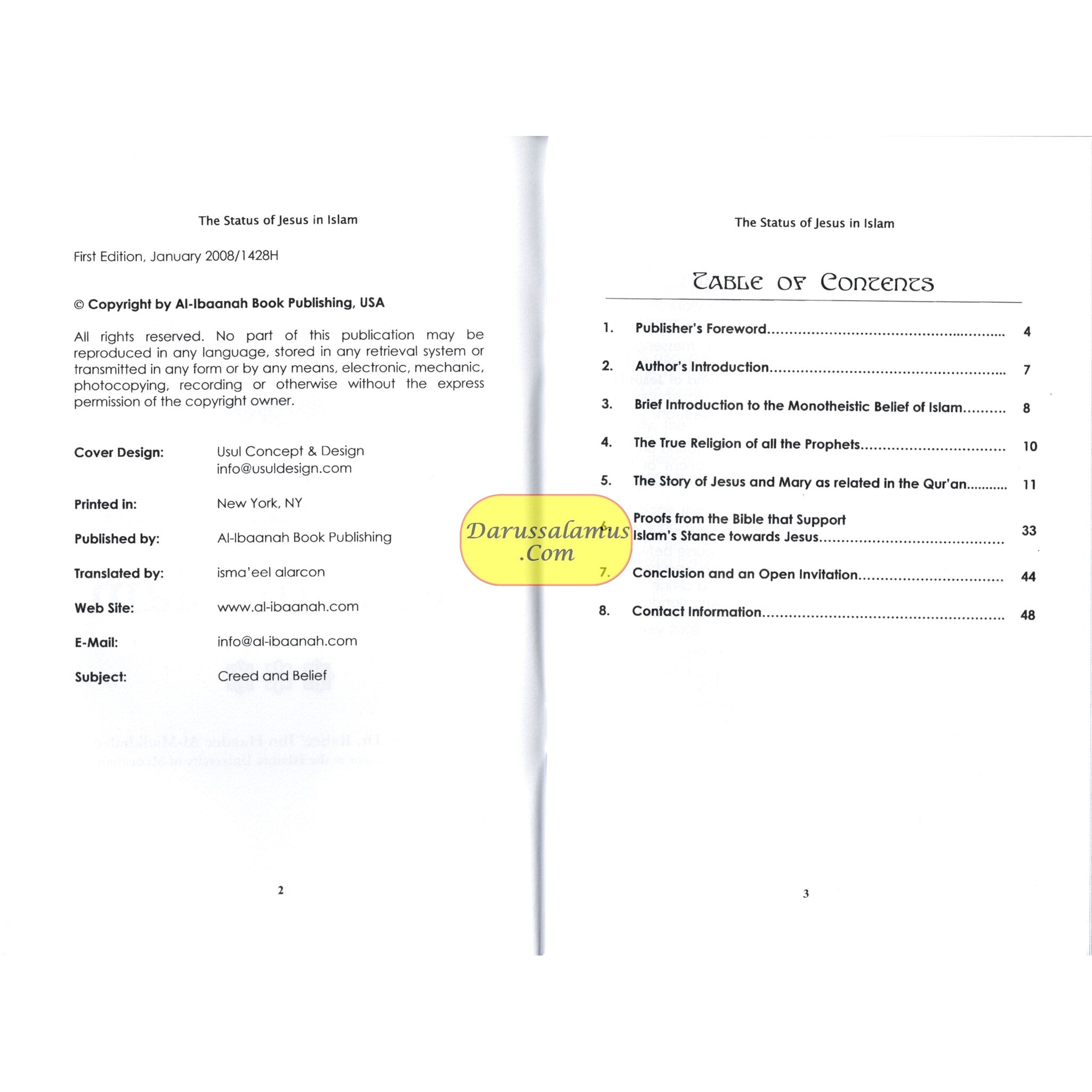 The Status Of Jesus In Islam By Dr. Rabee Ibn Haadee Al-Madkhalee、mySite、topwebapps