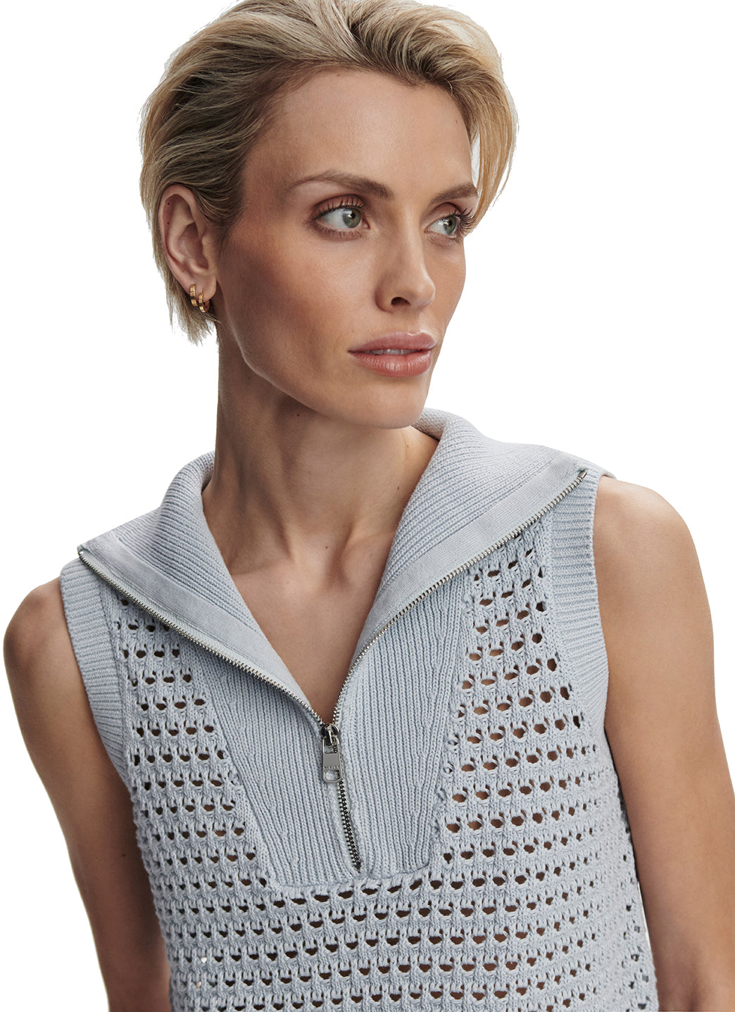 Varley Bains Half-Zip Knit Tank、mySite、lovesweatpilates