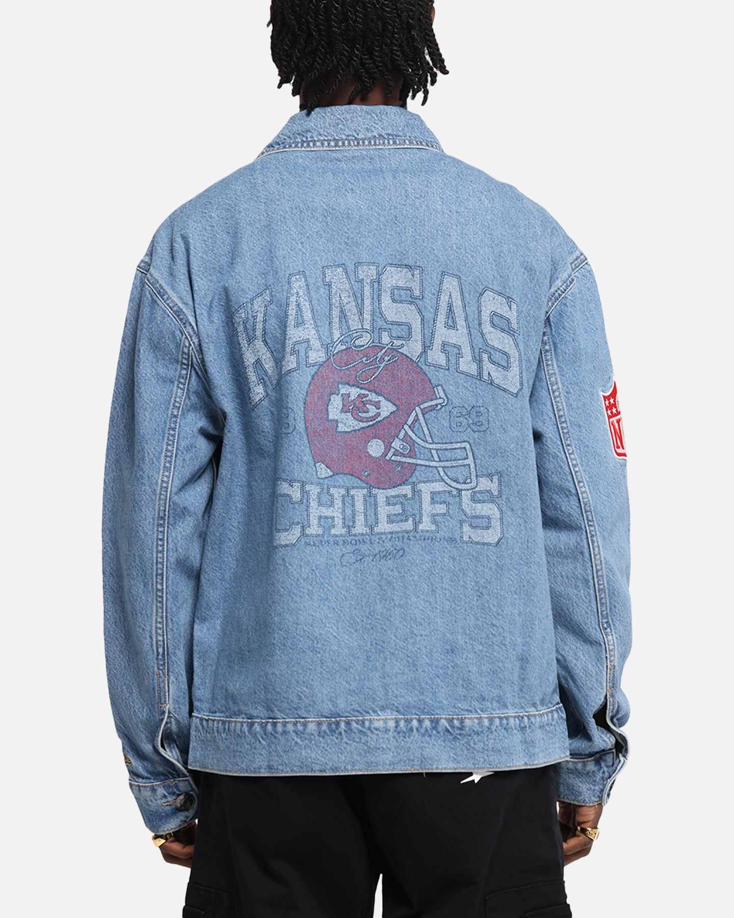 New Era Kansas City Chiefs NFL Denim Jacket Dark Blue、mySite、zt4zffjzw