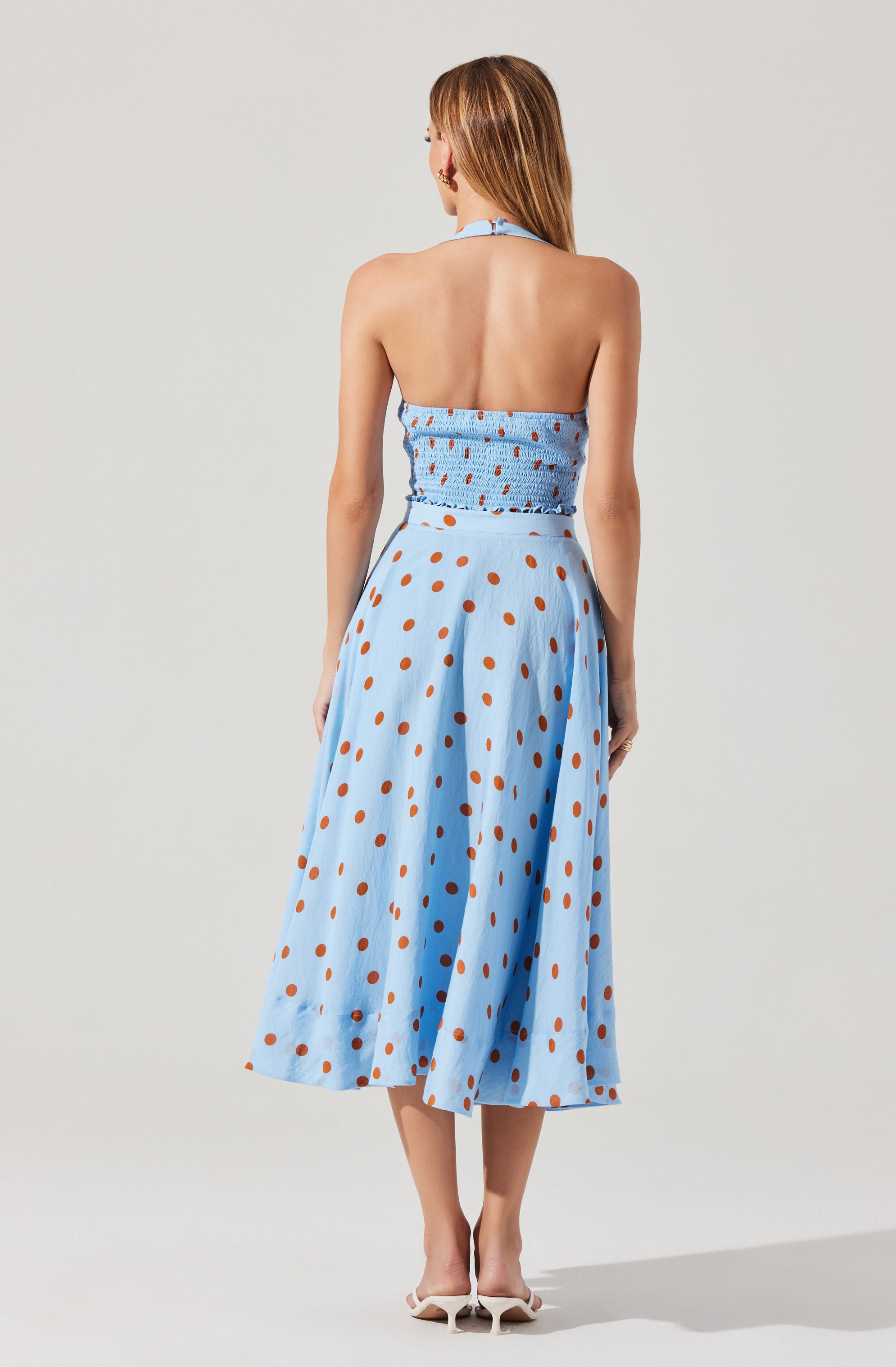 Janie Polka Dot Halter Top、mySite、solidvoid