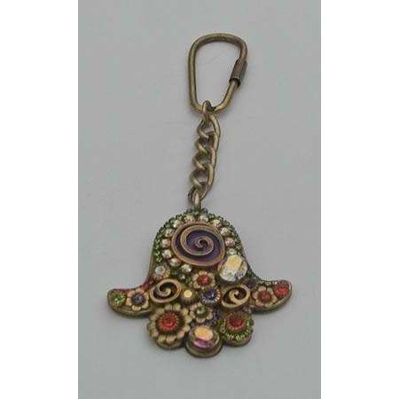 Michal Golan Warm Colorful Hamsa Keychain、mySite、topwebapps