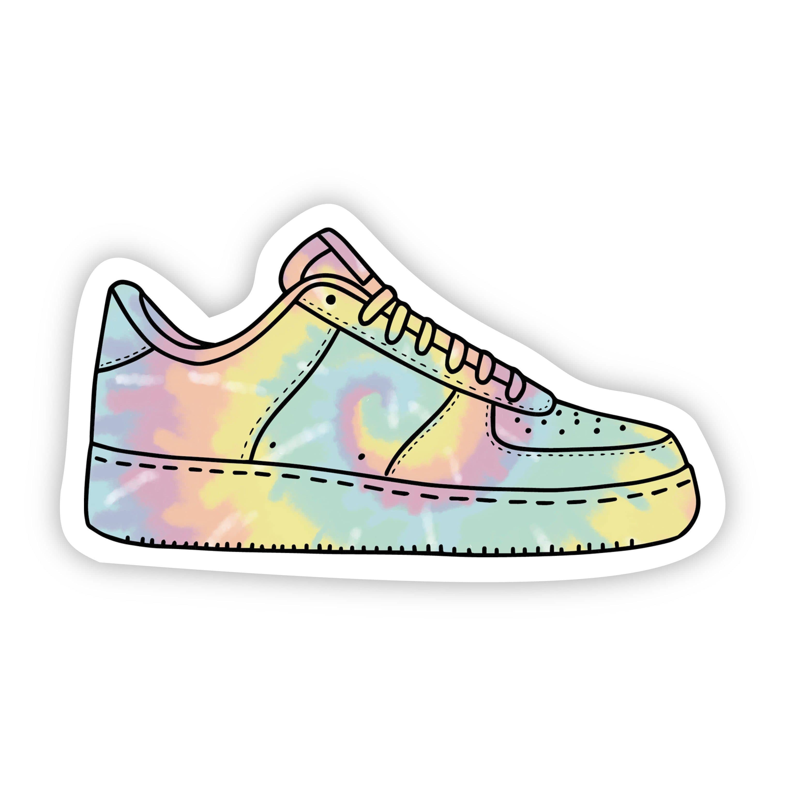  Sneaker Tie Dye Aesthetic Sticker、mySite、elrpsem3k