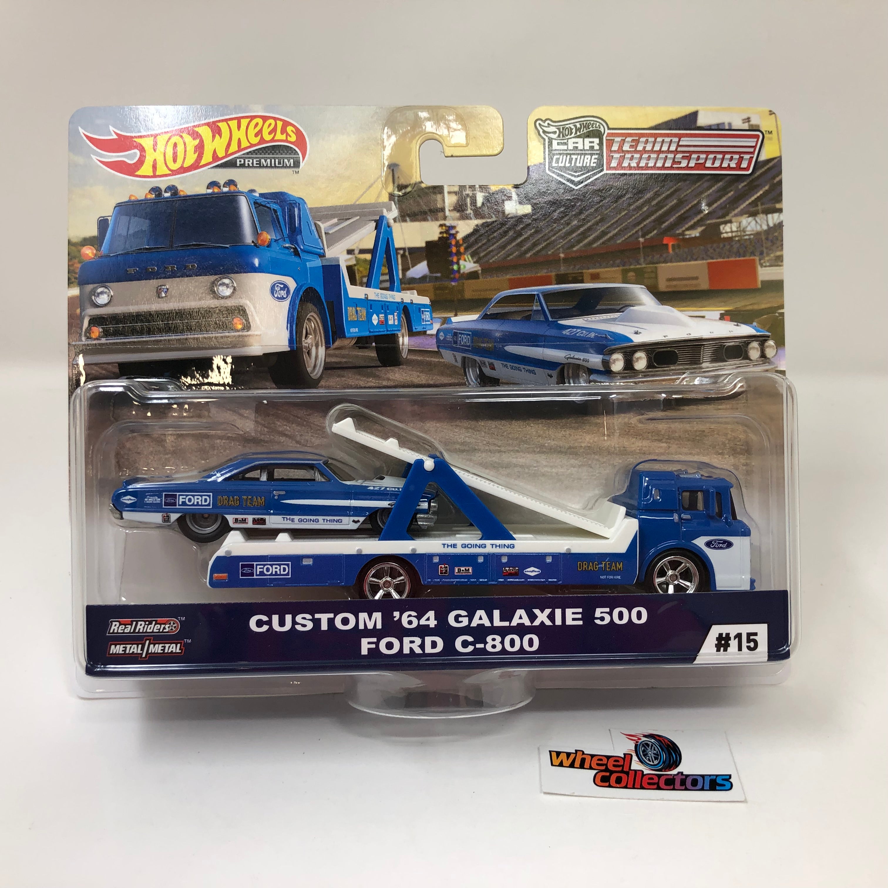 Custom '64 Galaxie 500 & Ford C-800 * 2022 Hot Wheels Team Transport Car Culture、mySite、hgirdovlk