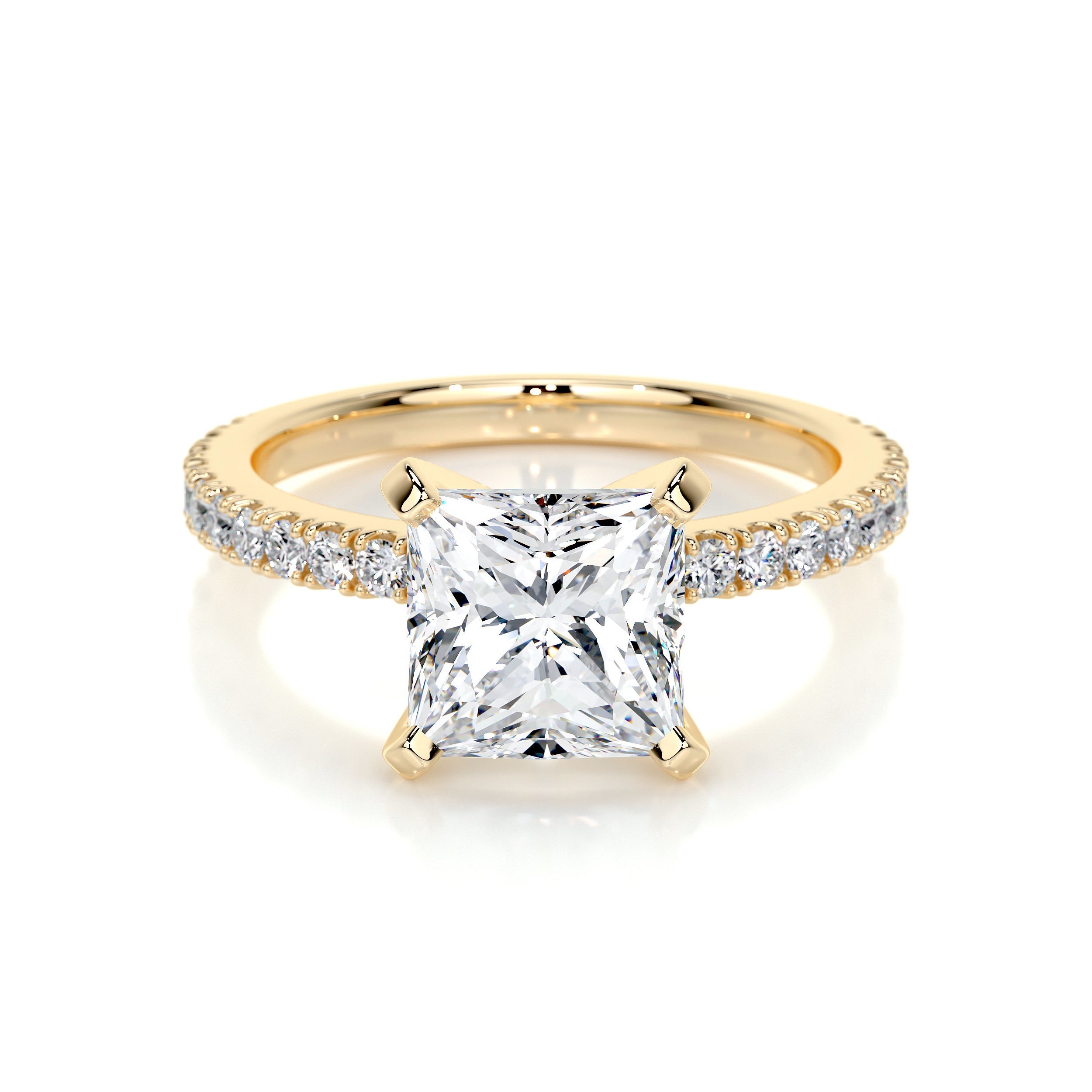Stephanie Lab Grown Diamond Ring -18K Yellow Gold、mySite、hinf8tx79