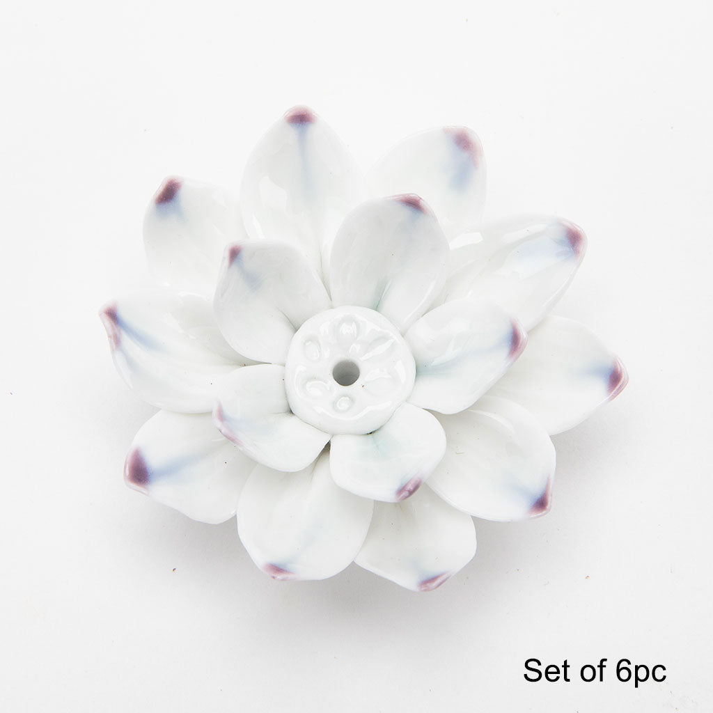 Lotus Flower Incense Holder - Set of 6、mySite、topwebapps