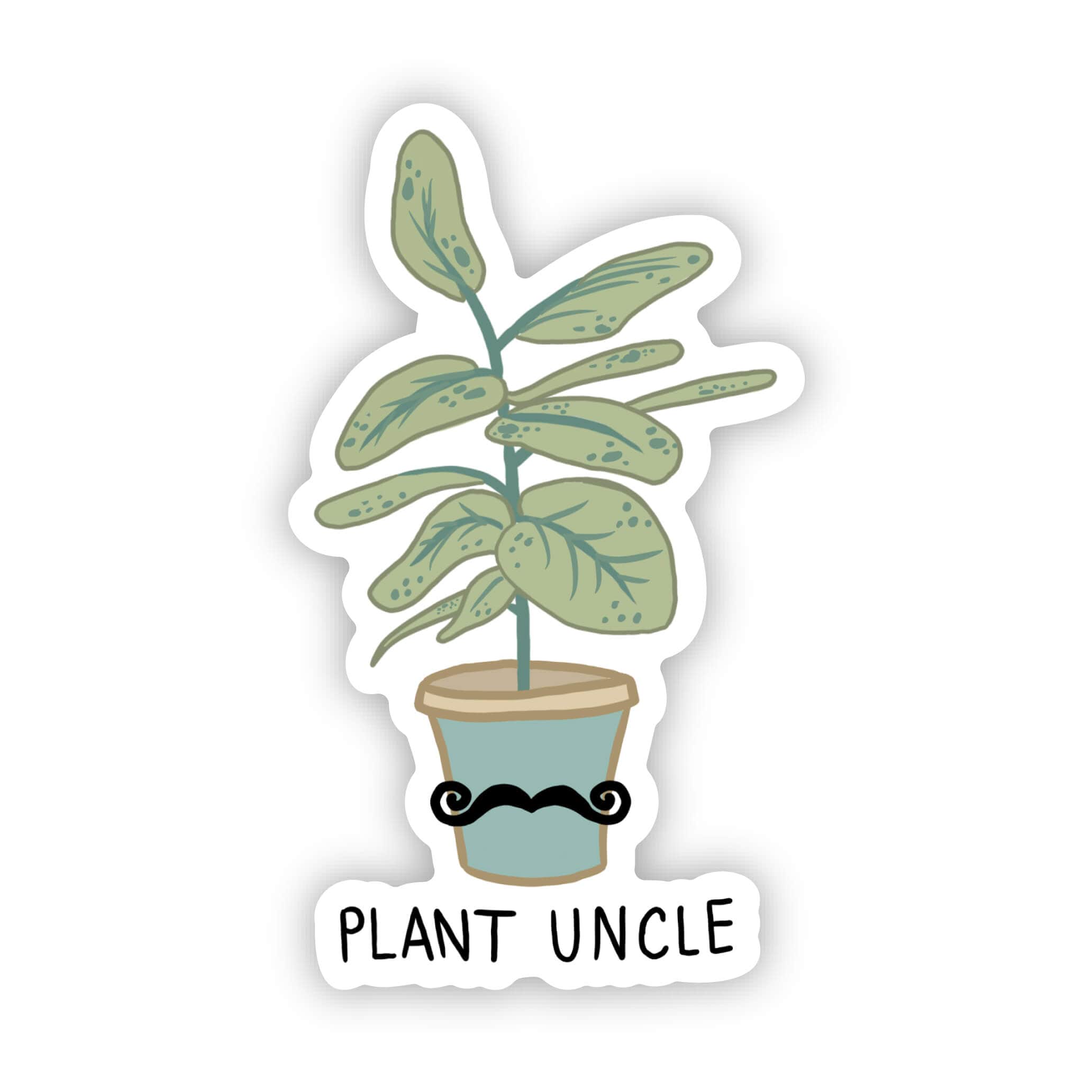  Plant Uncle mustache sticker、mySite、ghnorth