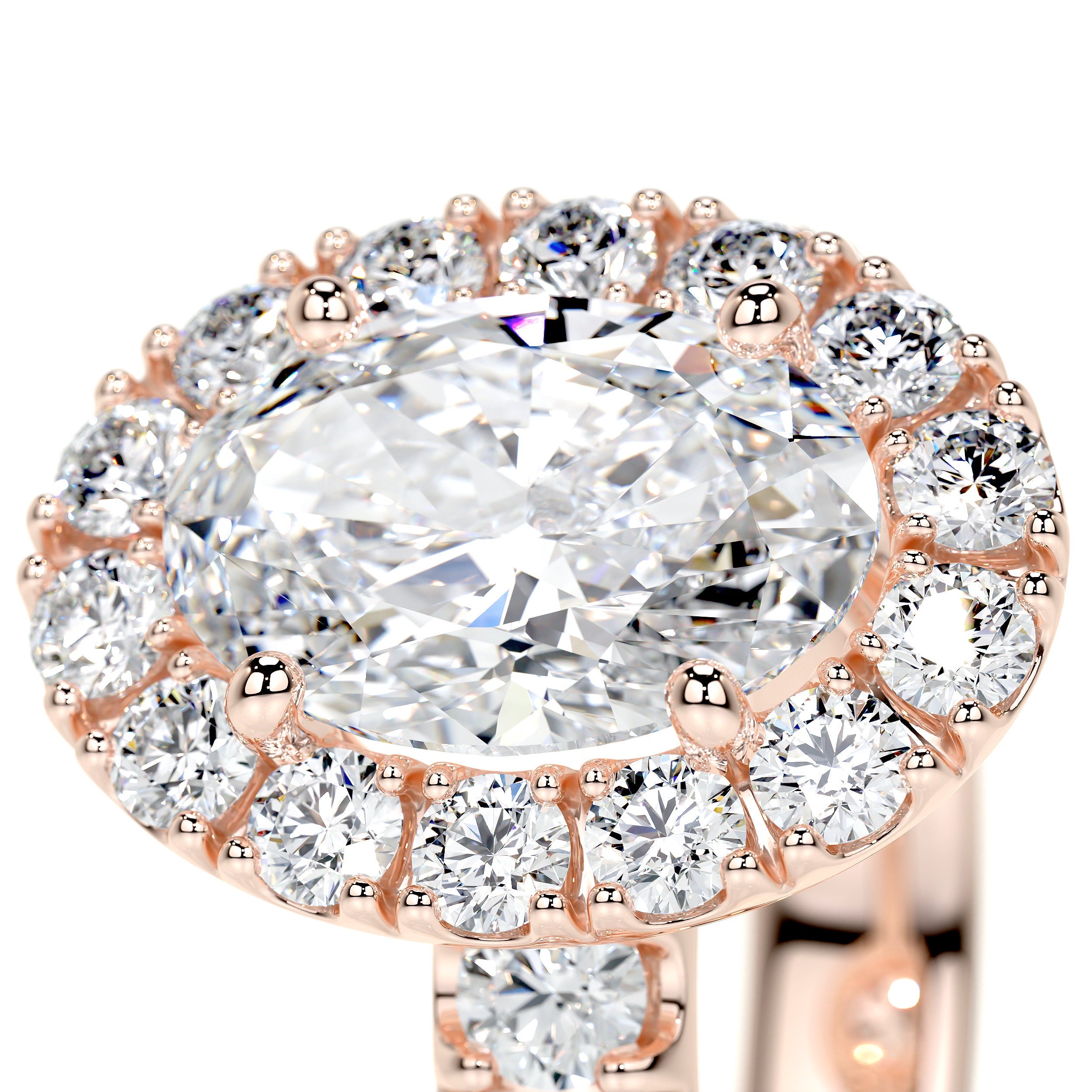 Maya Lab Grown Diamond Ring -14K Rose Gold、mySite、hinf8tx79