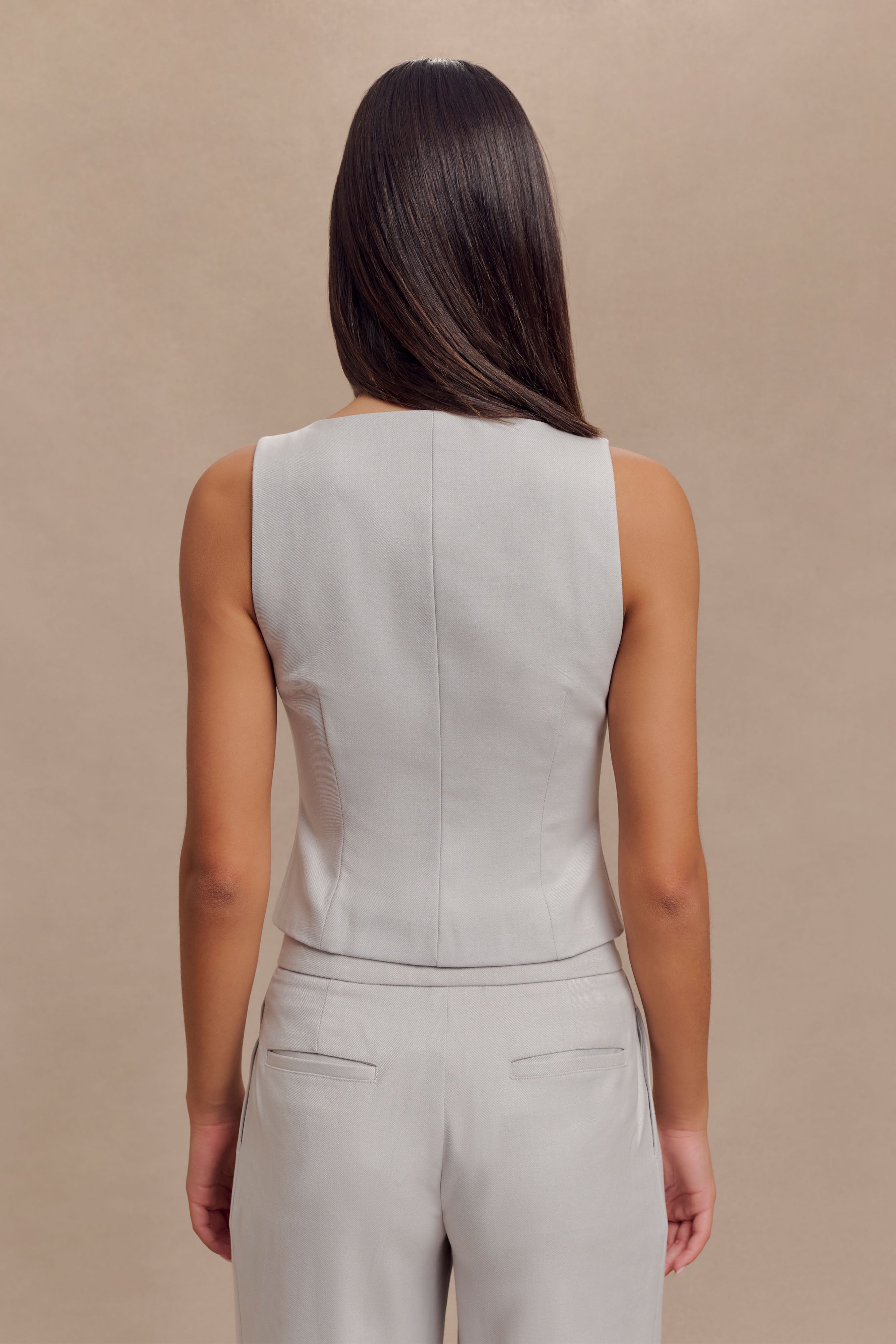 Aspen Suiting Vest - Grey、mySite、solidvoid