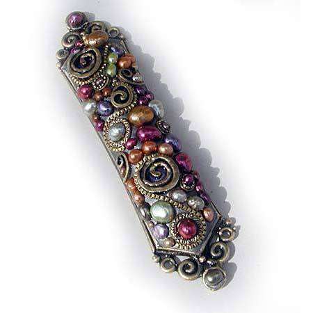 Michal Golan Colorful Pearl Mezuzah、mySite、topwebapps