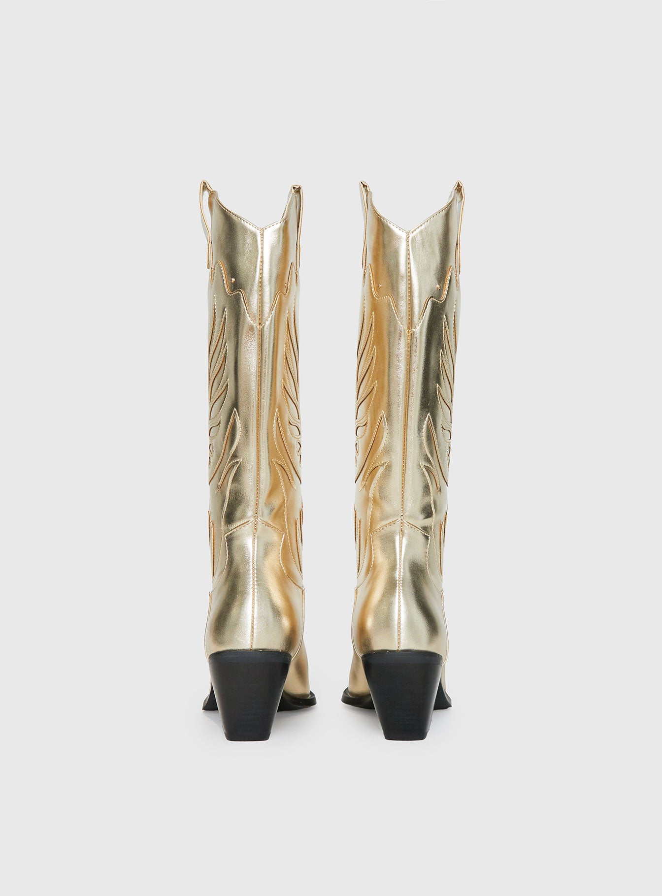 Billini Everlyn Cowboys Boots Gold Metallic、mySite、solidvoid