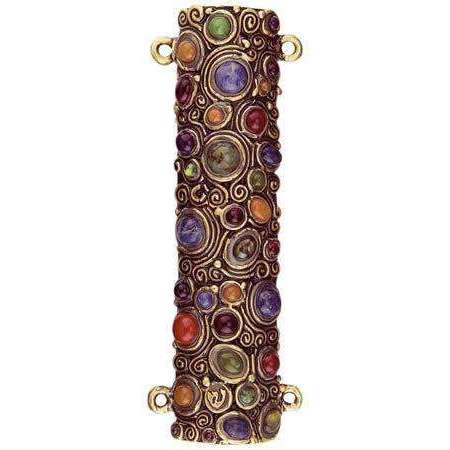 Michal Golan Swarovski Crystal and Circles Mezuzah、mySite、topwebapps